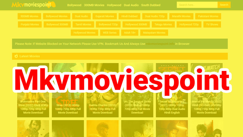 Mkvmoviespoint 2023 Latest Bollywood, Hollywood, Telgu Dual Audio 300MB Movies Free Download & Watch For Free mkvmoviespoint.com